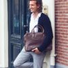 Plevier Urban Sandyford Laptoptas 2 vaks 15.6" bruin - Afbeelding 2
